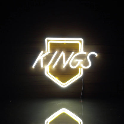 Los Angeles Fans Exclusive  American Big Four Leagues big logo lighting up sign including chains LEO NEON SIGN