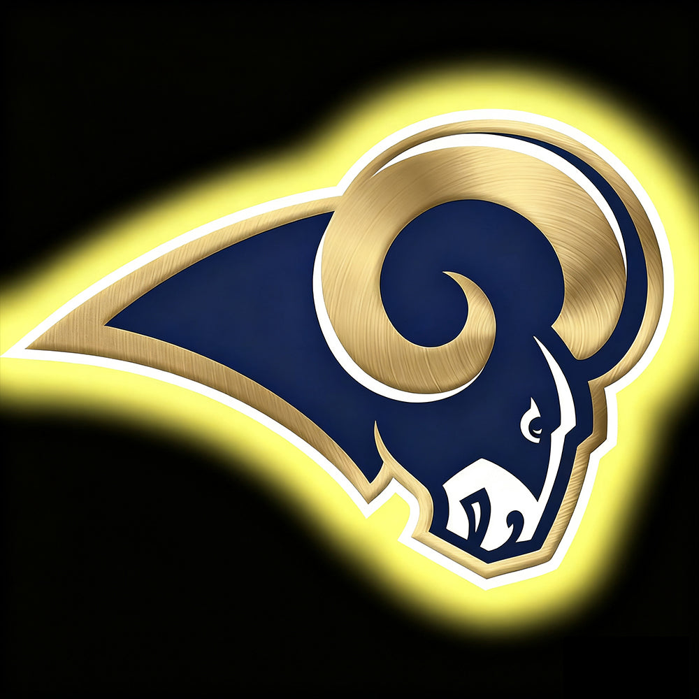 Personality Make it into Chain sign NFL Los Angeles Rams Big team logo sign LEO NEON SIGN