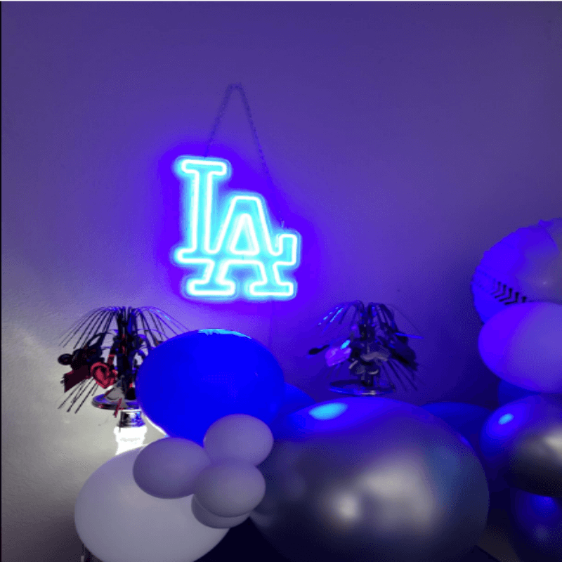 ”Neon sign for fans-LA Dodgers“