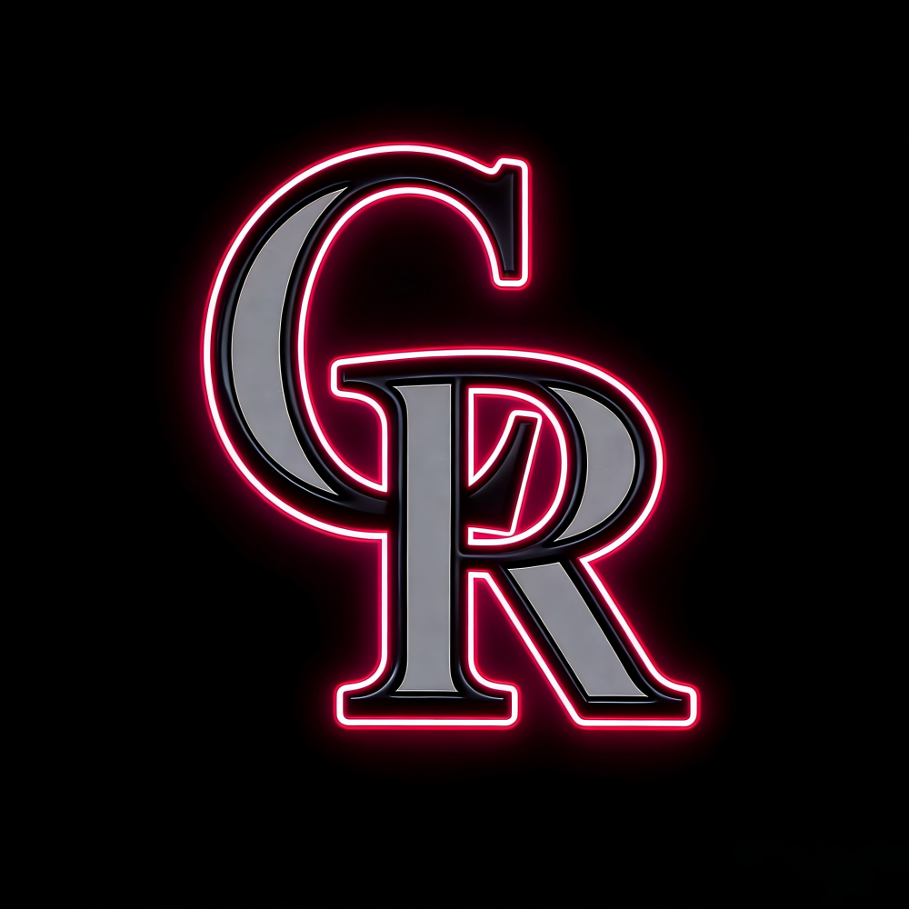 USA MLB Colorado Rockies led lighting up sign LEO NEON SIGN