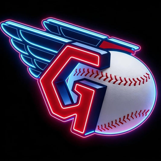 USA MLB Cleveland Guardians led lighting up sign LEO NEON SIGN