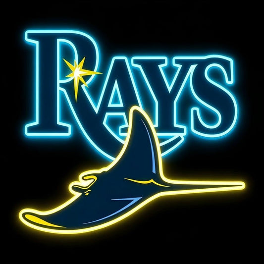 USA MLB Tampa Bay Rays led lighting up sign LEO NEON SIGN