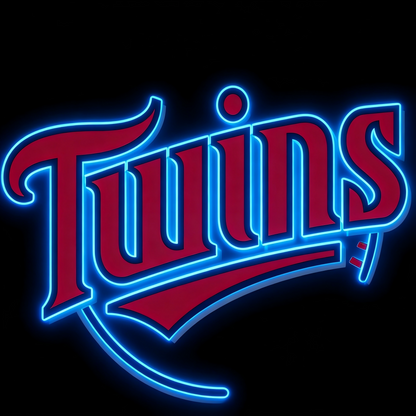 USA MLB Minnesota Twins led lighting up sign LEO NEON SIGN