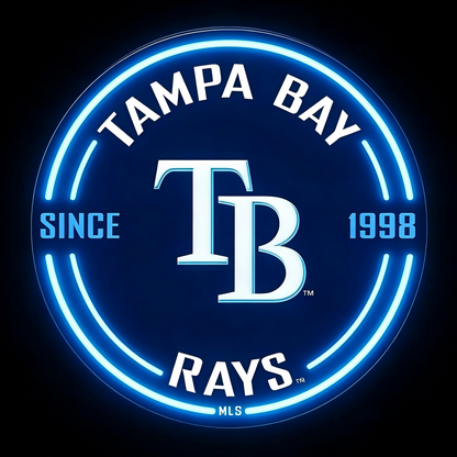 USA MLB Tampa Bay Rays led lighting up sign LEO NEON SIGN