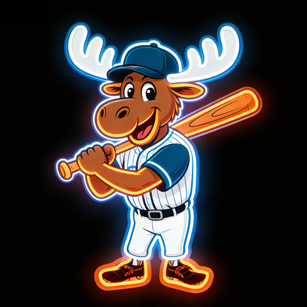 MLB Mascot Most popular USB led neon sign LEO NEON SIGN