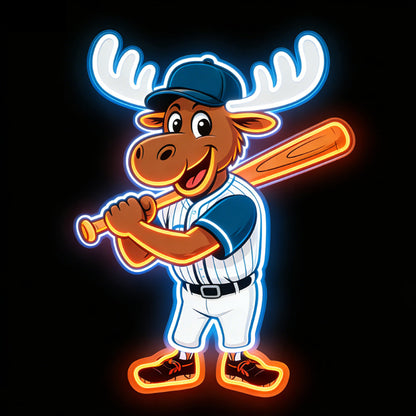 MLB Mascot Most popular USB led neon sign LEO NEON SIGN