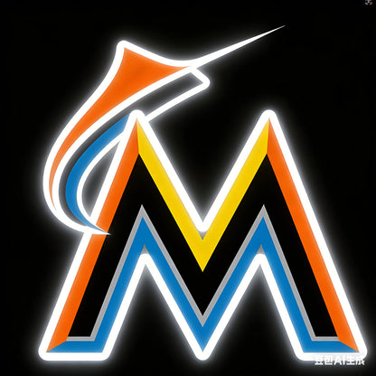 American team spirit Miami Super fans neon sign LEO NEON SIGN