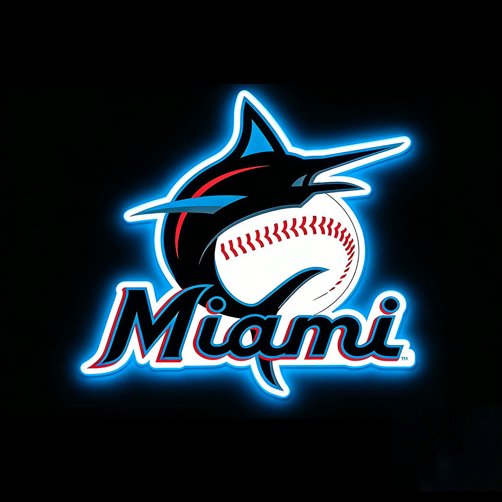 American team spirit Miami Super fans neon sign LEO NEON SIGN