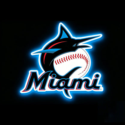 American team spirit Miami Super fans neon sign LEO NEON SIGN