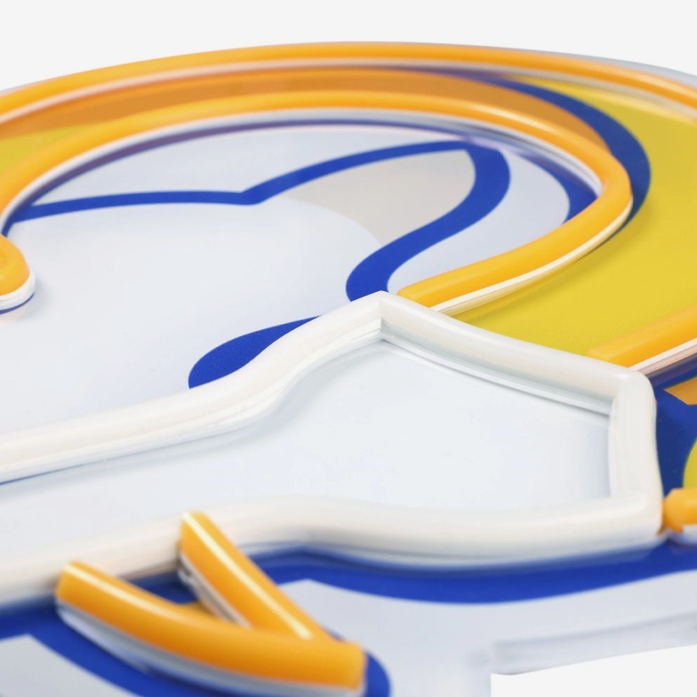American football UV printed Los Angeles Rams LED Neon Light Up Team Logo Chain LEO NEON SIGN