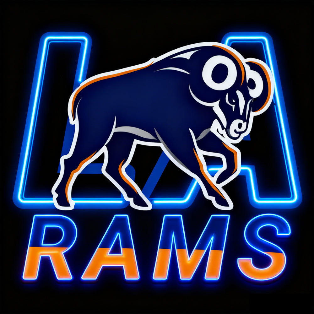 Make it into Chains Los Angeles Rams lighting up sign LEO NEON SIGN