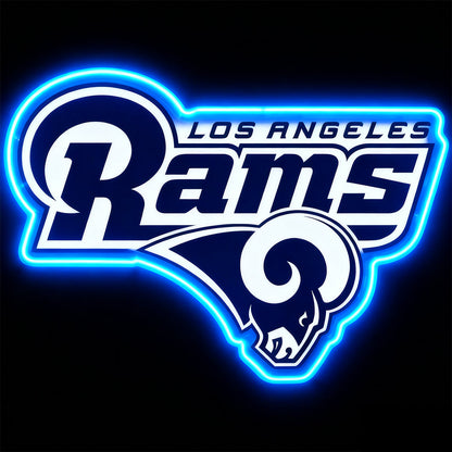 Make it into Chains Los Angeles Rams lighting up sign LEO NEON SIGN