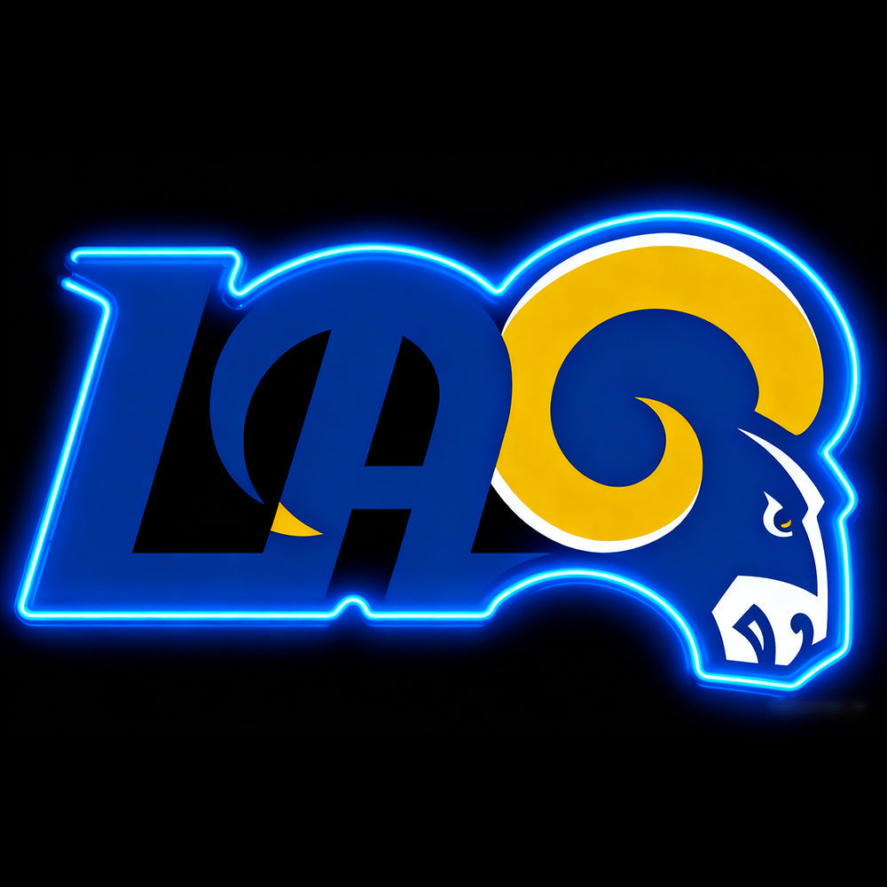 Make it into Chains Los Angeles Rams lighting up sign LEO NEON SIGN