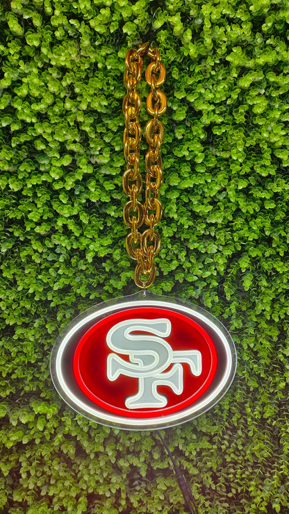 Make something different San Francisco 49ers big team logo signs LEO NEON SIGN