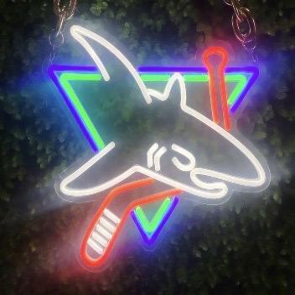 San Francisco Bay Area Fans Exclusive American Big Four Leagues big logo lighting up sign including chains LEO NEON SIGN