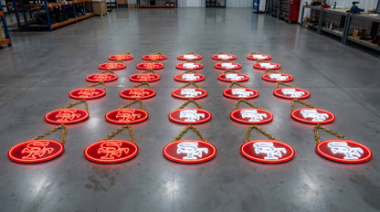 San Francisco 49ers Gold Chain LED Neon Sign Wholesale Bulk Price Sports Bar Wall Decor Business Fan Shop Supply LEO NEON SIGN