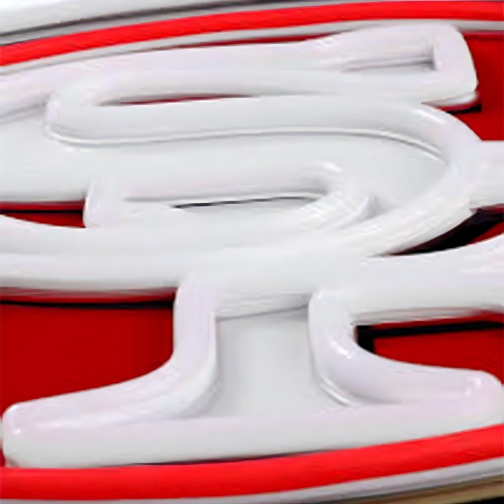 American football UV printed San Francisco 49ers Neon Light Up Big Logo Chain LEO NEON SIGN