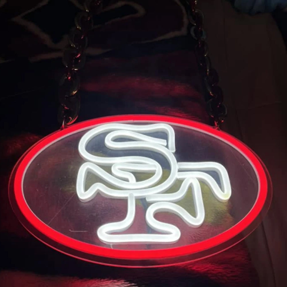 San francisco 49ers big team logo sign LEO NEON SIGN