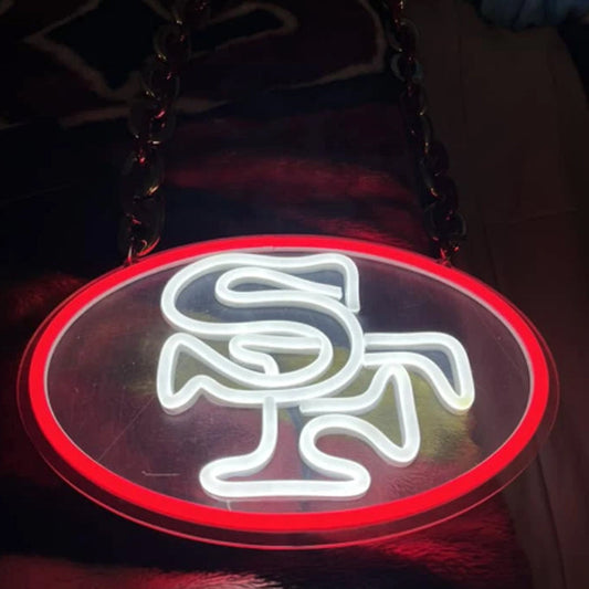 San francisco 49ers big team logo sign LEO NEON SIGN