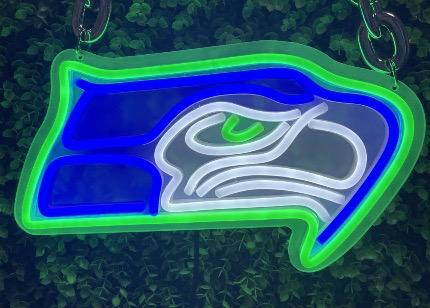NFL SEAHAWKS Big logo sign for your team soul（副本） LEO NEON SIGN