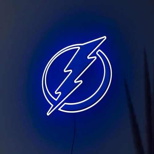 Tampa Bay Fans Exclusive American Big Four Leagues big logo lighting up sign including chains LEO NEON SIGN