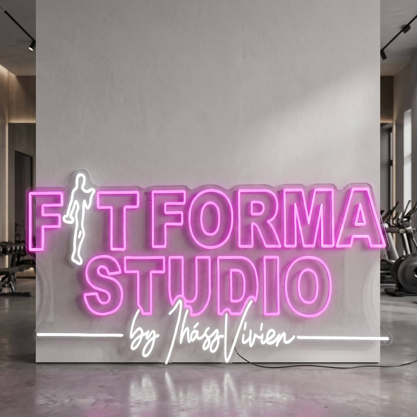 Custom UV Printed LED Neon Sign - Personalized High-Definition 3D Logo & Graphic Signage for Business and Home Decor LEO NEON SIGN