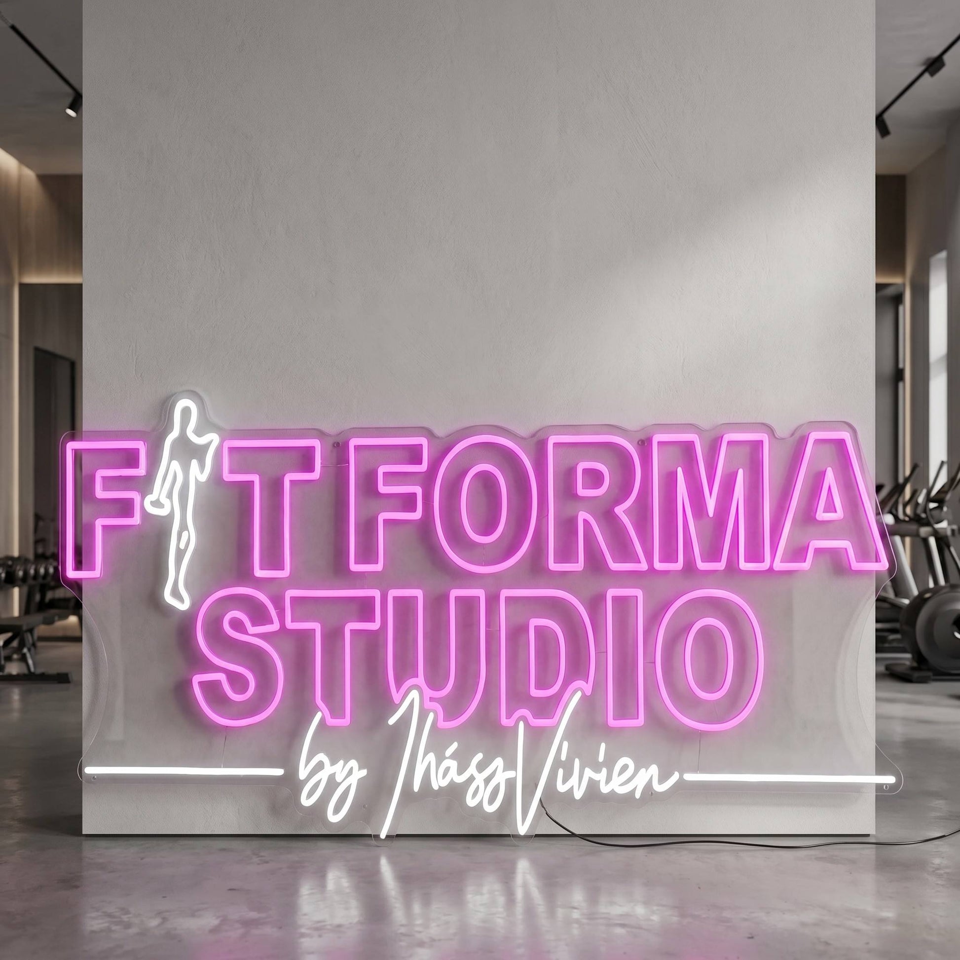 Custom UV Printed LED Neon Sign - Personalized High-Definition 3D Logo & Graphic Signage for Business and Home Decor LEO NEON SIGN