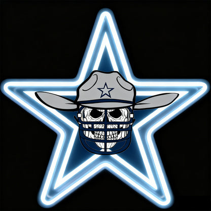 American football NFL Dallas cowboy led lighting up sign LEO NEON SIGN