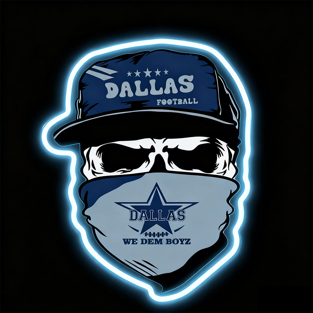 American football NFL Dallas cowboy led lighting up sign LEO NEON SIGN