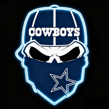 American football NFL Dallas cowboy led lighting up sign LEO NEON SIGN