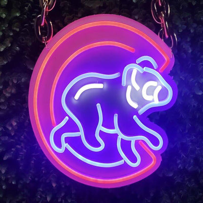 ”Neon sign for fans-Bears“