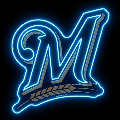 USA MLB Milwaukee Brewers led lighting up sign LEO NEON SIGN