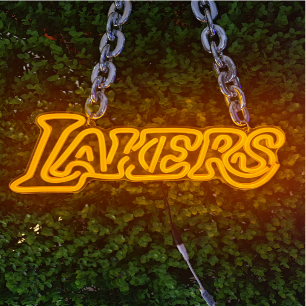 ”Neon sign for fans-Lakers“