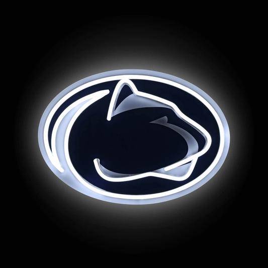 College team Penn State Nittany Lions LED Neon Light Up Team sign symbol LEO NEON SIGN
