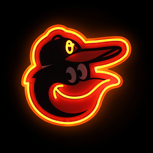 American baseball Baltimore Orioles LED Neon Light Up Team sign symbol