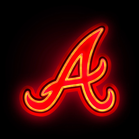 American baseball Atlanta Braves LED Neon Light Up Team sign symbol