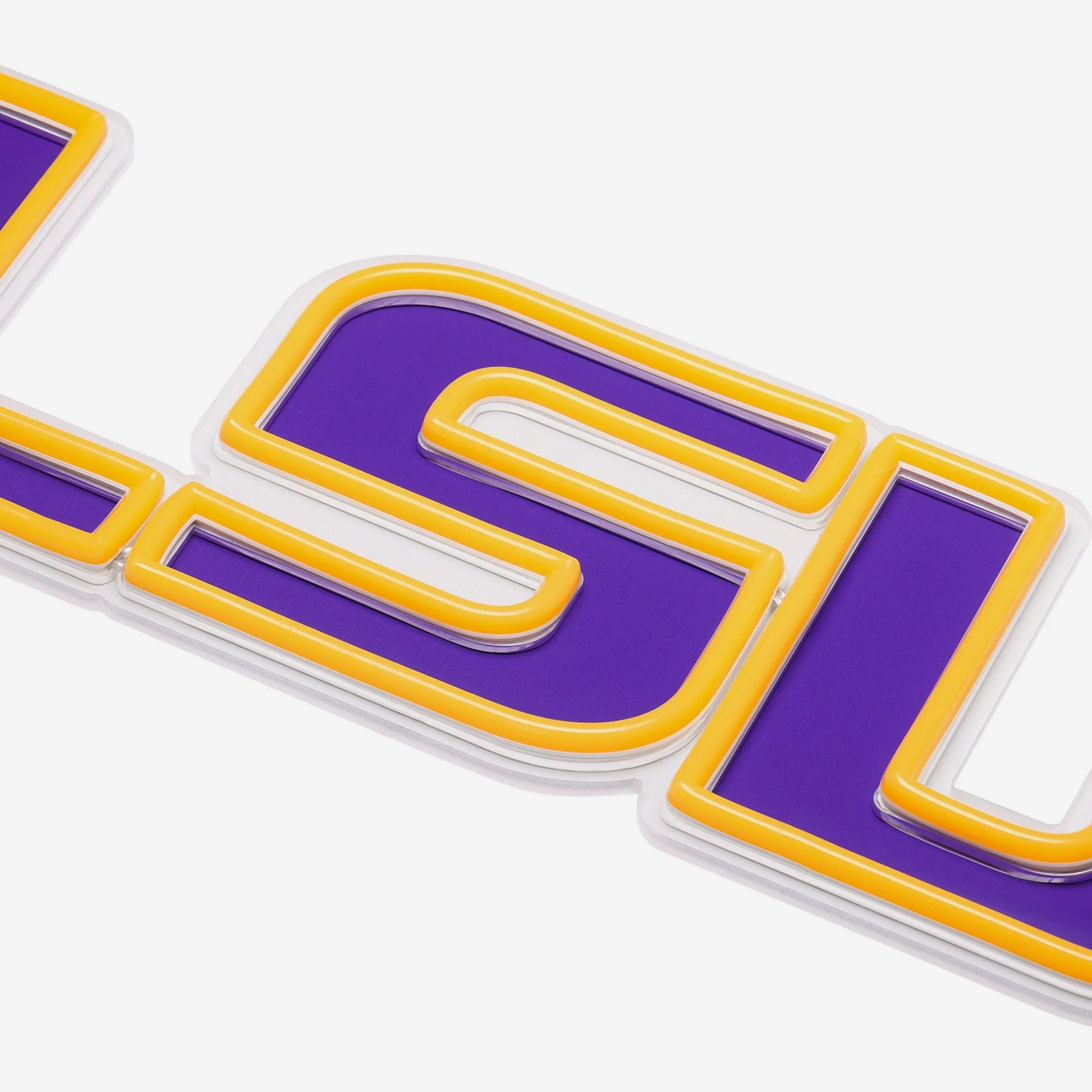 College team LSU Tigers LED Neon Light Up Team sign symbol LEO NEON SIGN