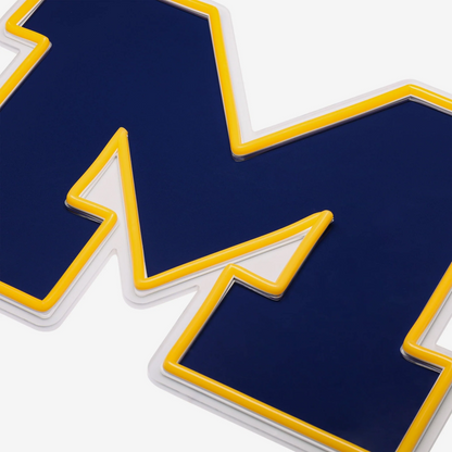 College team Michigan Wolverines LED Neon Light Up Team sign symbol LEO NEON SIGN