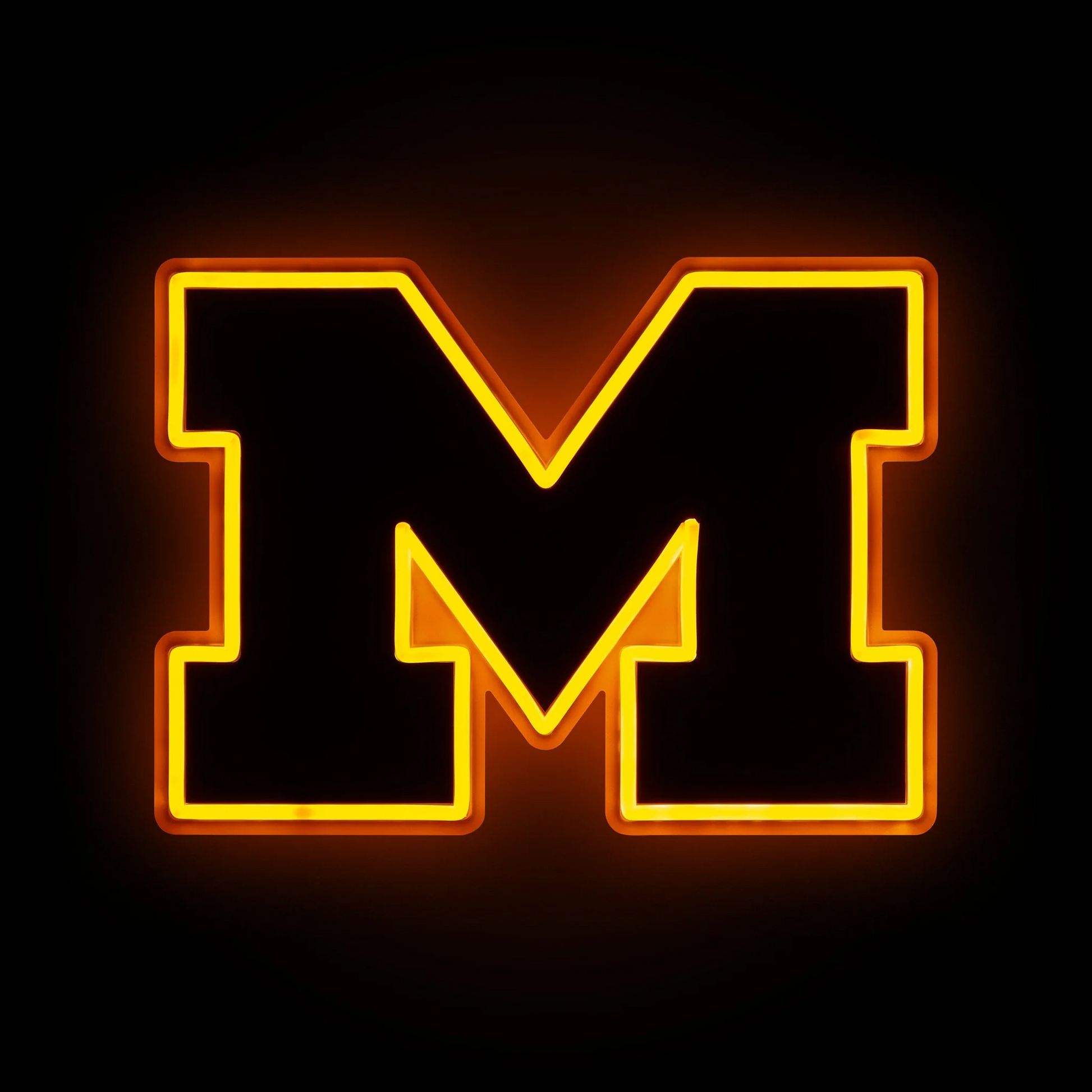 College team Michigan Wolverines LED Neon Light Up Team sign symbol LEO NEON SIGN