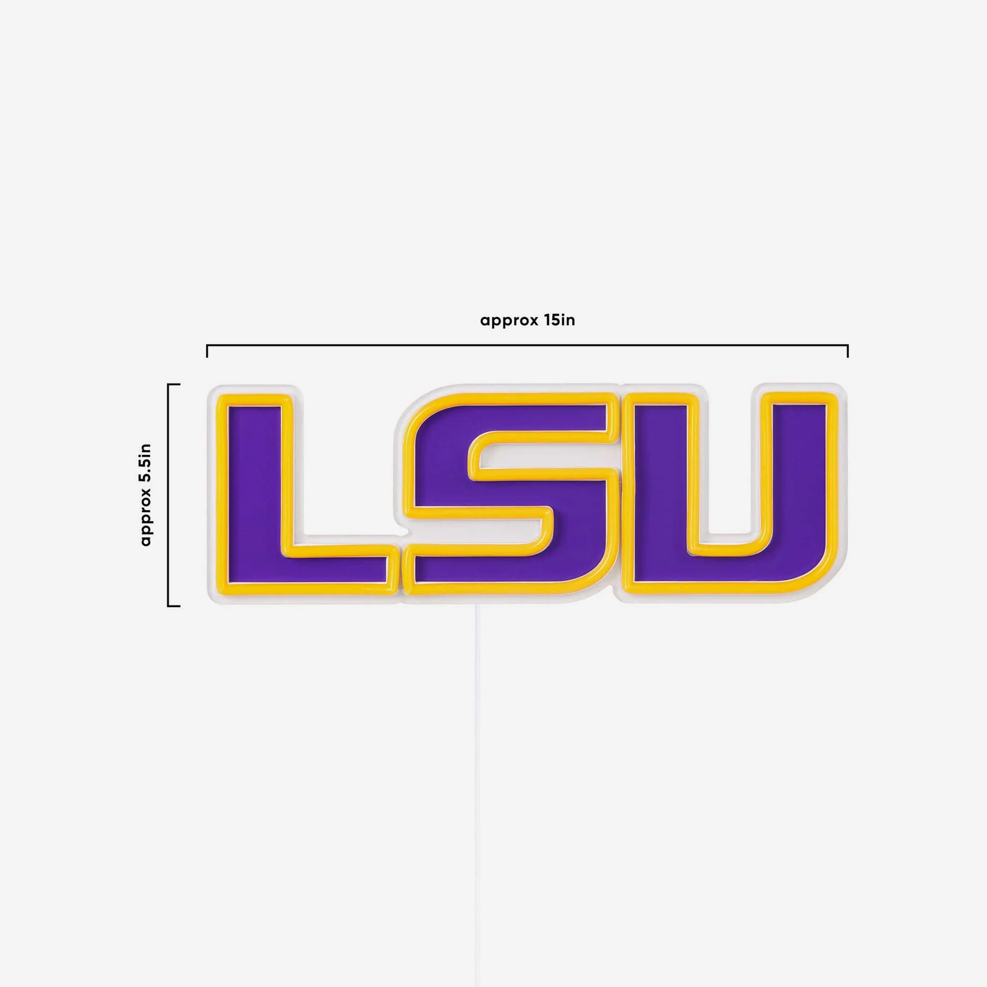 College team LSU Tigers LED Neon Light Up Team sign symbol LEO NEON SIGN