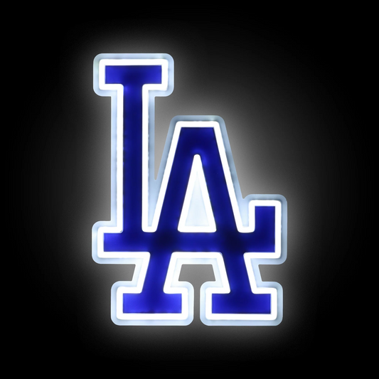 American baseball Los Angeles Dodgers LED Neon Light Up Team Logo Sign
