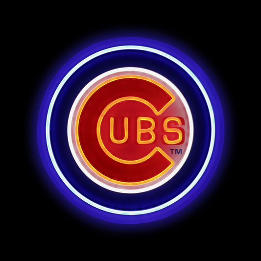 American baseball Chicago Cubs LED Neon Light Up Team Logo Sign