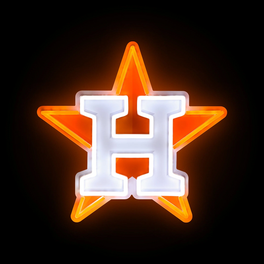 American baseball Houston Astros LED Neon Light Up Team Logo Sign