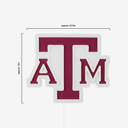 College team Texas A&M Aggies LED Neon Light Up Team sign symbol LEO NEON SIGN