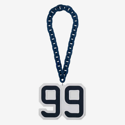 American baseball UV printed Aaron Judge New York Yankees Neon Light Up Big Logo Player Chain LEO NEON SIGN