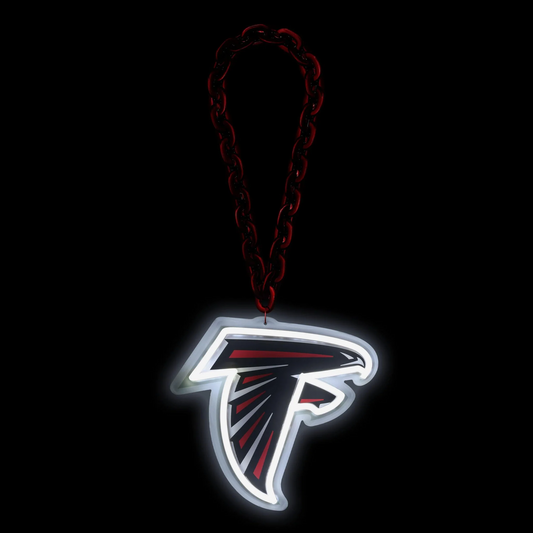 American football UV printed Atlanta Falcons Neon Light Up Big Logo Chain LEO NEON SIGN