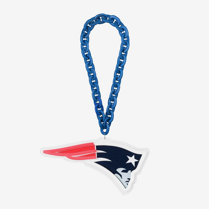 American football UV printed New England Patriots Neon Light Up Big Logo Chain LEO NEON SIGN