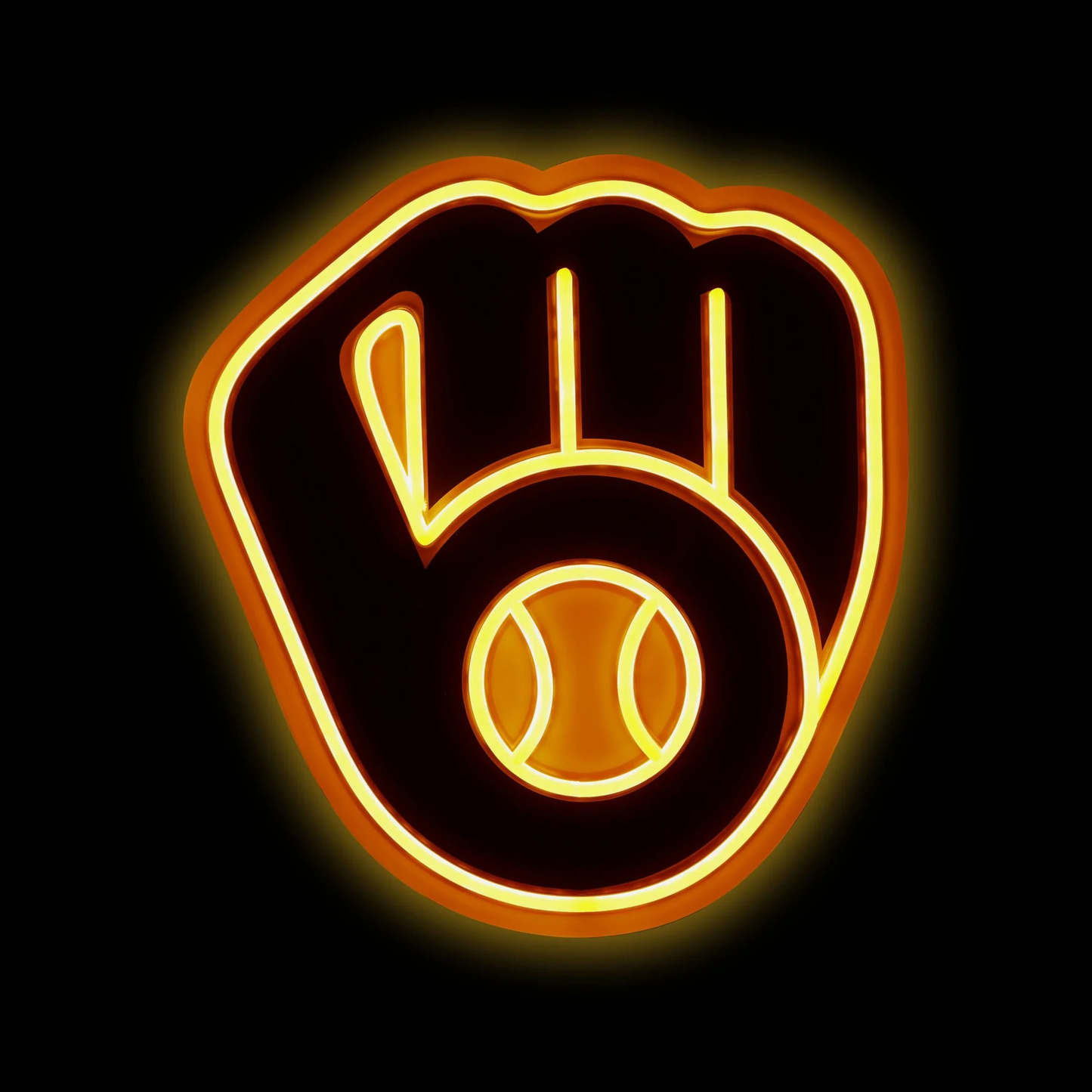 American baseball Milwaukee Brewers LED Neon Light Up Team Logo Sign for your team LEO NEON SIGN