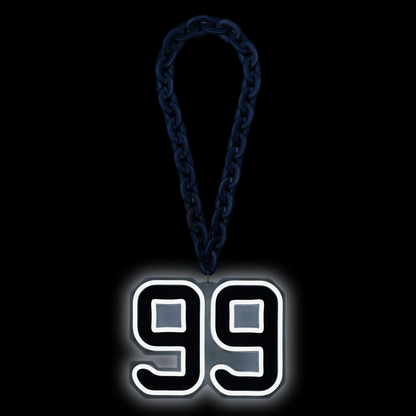 American baseball UV printed Aaron Judge New York Yankees Neon Light Up Big Logo Player Chain LEO NEON SIGN