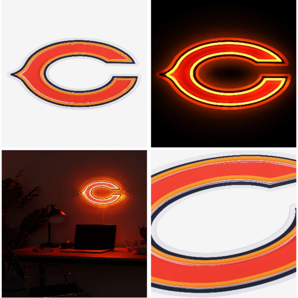 NFL team logo big chains signs for your hero in mind LEO NEON SIGN
